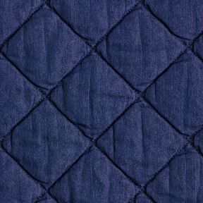 Vaquero Tela acolchada Rombos – azul noche, 