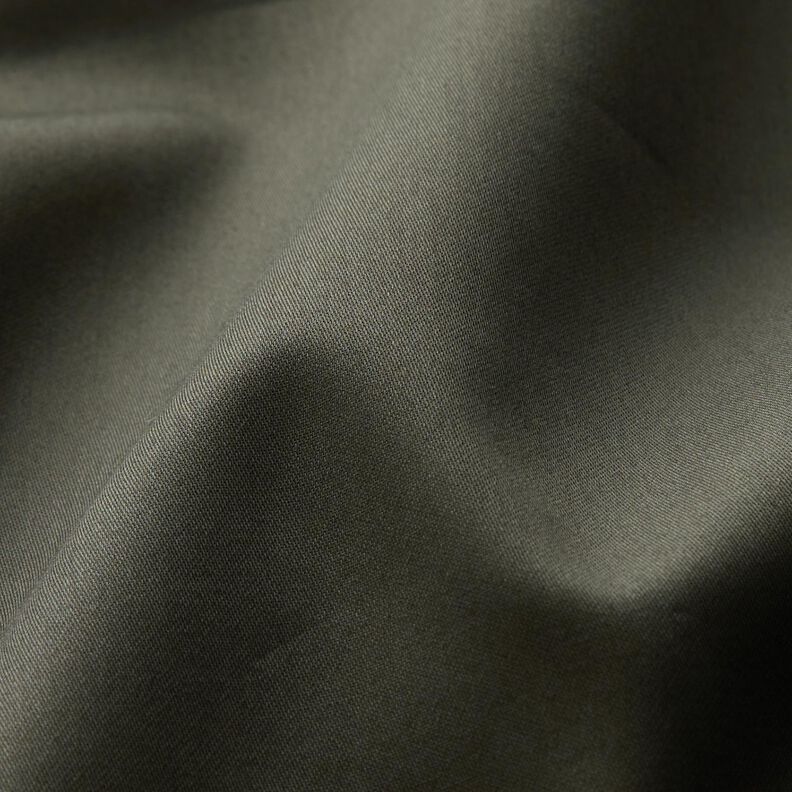 Satén de algodón Uni – oliva oscuro,  image number 3