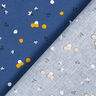 Tela de algodón Cretona Puntos de colores – azul marino,  thumbnail number 4
