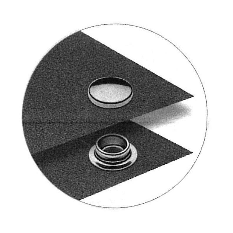 Botón a presión Sport Mini [Ø 13 mm] - plateado metálica| Prym,  image number 4