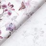 Tela decorativa Popelina de algodón Mariposas y orquídeas – violeta pastel,  thumbnail number 4