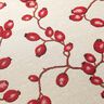 Tela decorativa Tapiz Rosa mosqueta – beige claro/rojo,  thumbnail number 10