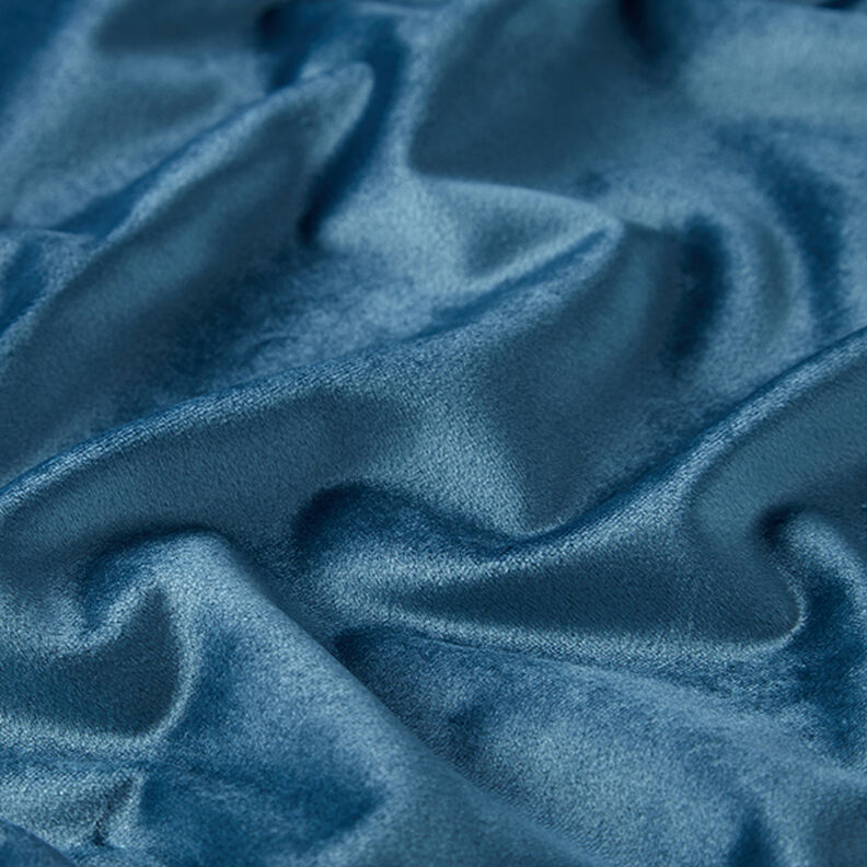 Tela decorativa terciopelo – azul gris,  image number 2