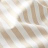 Tela decorativa Panama media Rayas verticales – beige claro/blanco,  thumbnail number 2