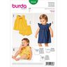 Vestido de bebé/blusa/pelele, Burda 9358,  thumbnail number 1