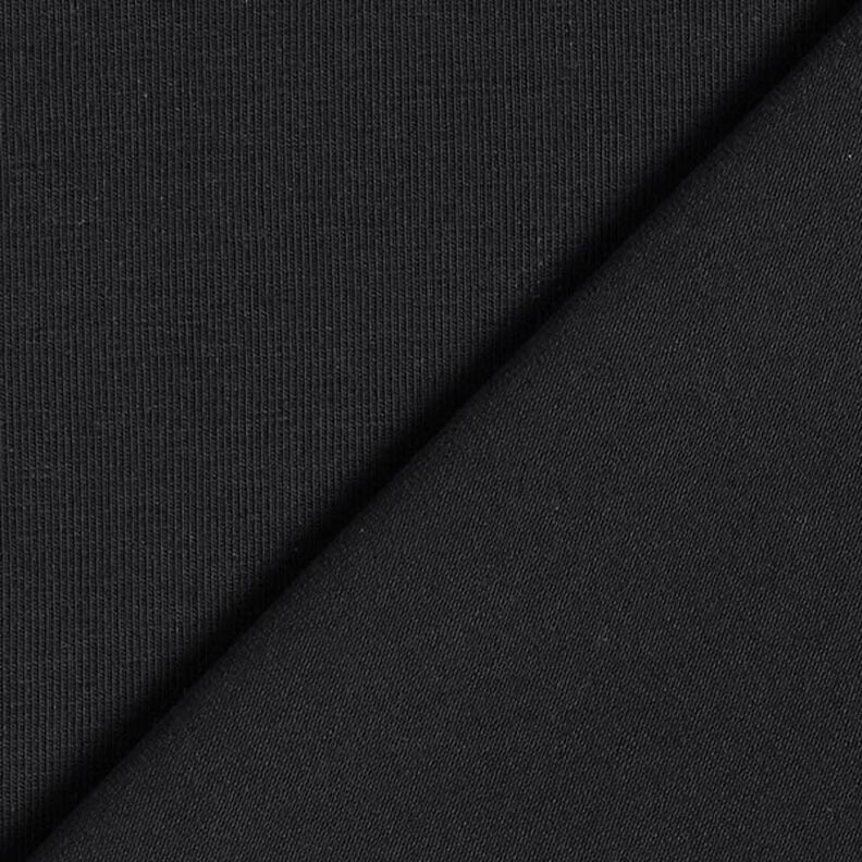 GOTS Tela de jersey de algodón | Tula – negro,  image number 3