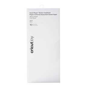 Cricut Joy Smart Sticker Cardstock [14x33 cm] | Cricut – blanco, 