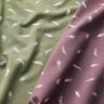 Tela de jersey de algodón Plumas – berenjena,  thumbnail number 5