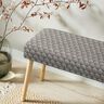 Tela de tapicería Terciopelo acolchado en diseño de panal – gris,  thumbnail number 7