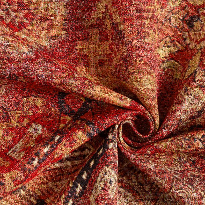 Tela decorativa Tapiz tejido de alfombra – terracotta/rojo fuego,  image number 5