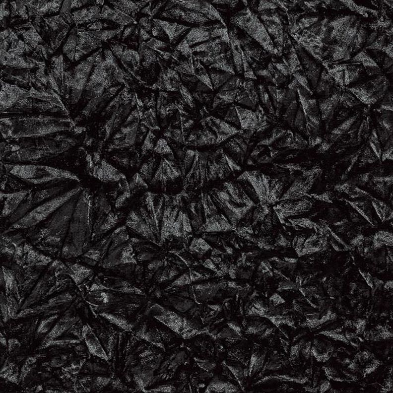 Terciopelo Stretch estrellado – negro,  image number 1