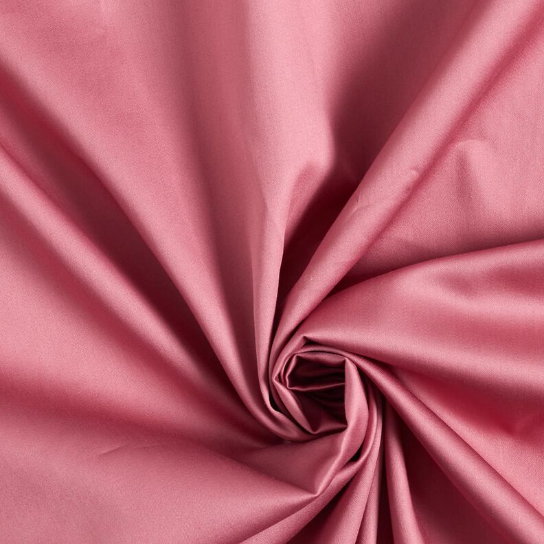 Satén de algodón Uni – rosa viejo oscuro,  image number 1