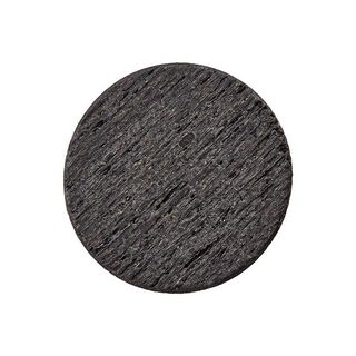 Botón metálico/de madera con ojal – gris oscuro, 