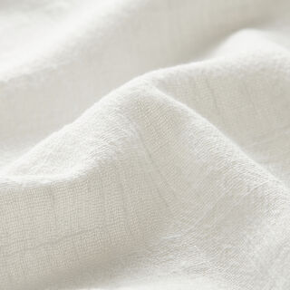 Tela de algodón Apariencia de lino – blanco lana, 