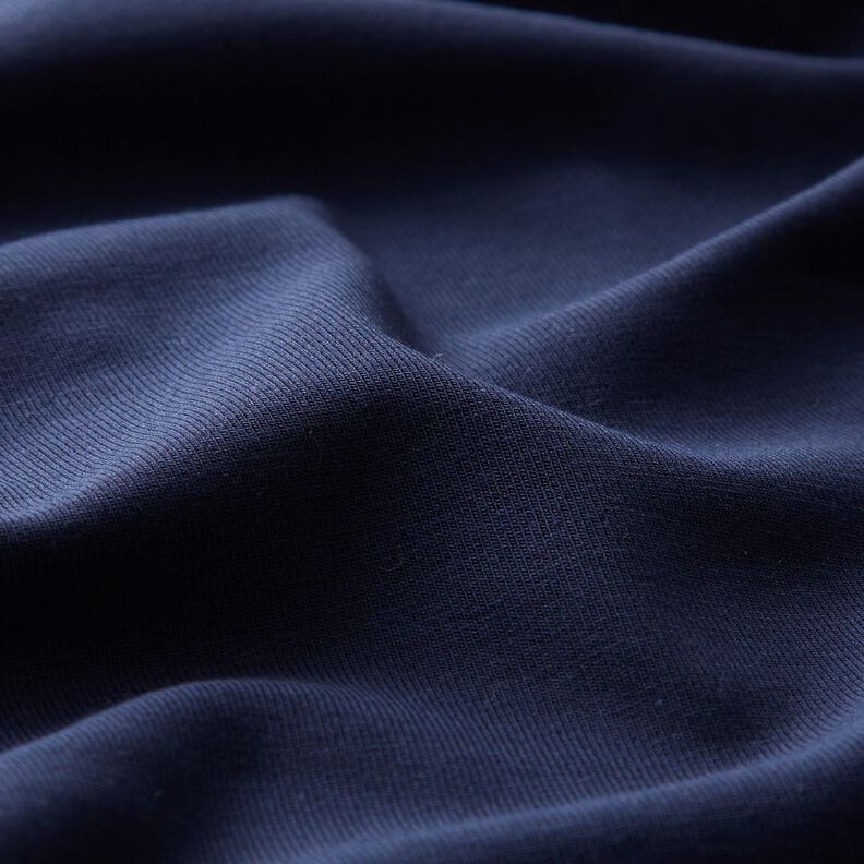 Tela de jersey de viscosa liso – azul noche,  image number 2