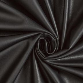 Piel sintética Con espalda de terciopelo  – negro, 