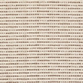 Tela decorativa Jacquard Rayas rústicas – marrón medio/naturaleza, 