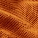 Jersey de algodón tipo gofre mini Uni – terracotta, 