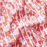 Crepé de viscosa con flores y ramas – naranja/pink,  thumbnail number 2