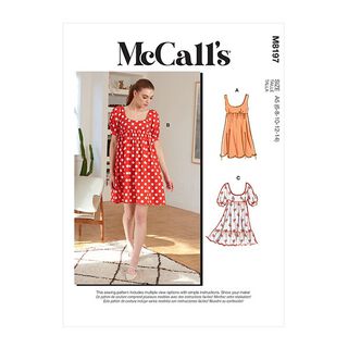 Vestido | McCalls 8197 | 32-40, 