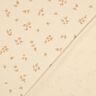 GOTS Jersey canelado Cama de flores | Poppy Fabrics &ndash; crema/marr&oacute;n avellana,  thumbnail number 4