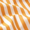 Tela decorativa Panama media Rayas verticales – naranja claro/blanco,  thumbnail number 2