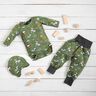 GOTS Tela de jersey de algodón Lindos animales de la selva – pino,  thumbnail number 6