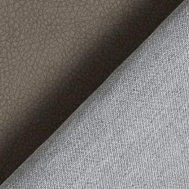 Tela de tapicería Piel sintética Estampado fino – marrón oscuro,  image number 3