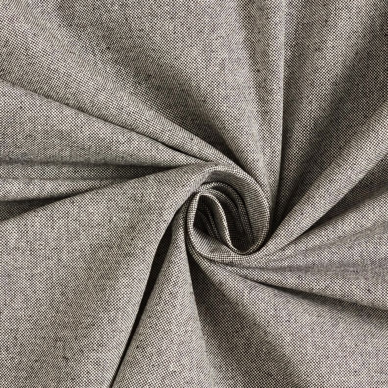 Tela decorativa Panama media Bicolor – negro/naturaleza,  image number 1