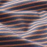Punto de algodón con rayas estrechas – cobre/azul vaquero,  thumbnail number 2