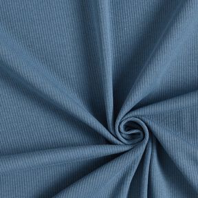 Jersey canelado Textura fina 2-1-1-1 – azul vaquero, 