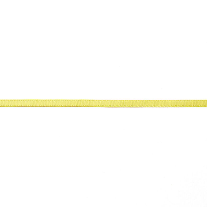 Cinta de satén [3 mm] – amarillo limón,  image number 1