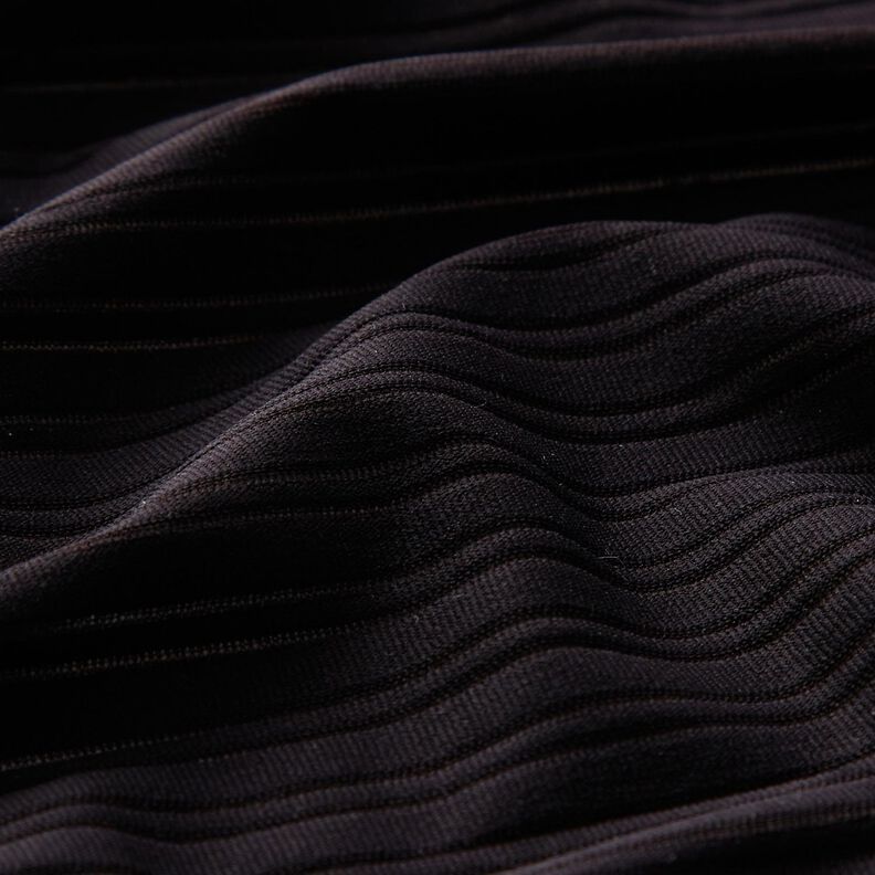 Jersey con rayas desgastadas – negro,  image number 2
