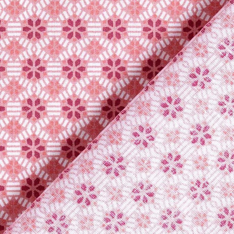 Tela de algodón Cretona Caleidoscopio – rosa antiguo,  image number 5