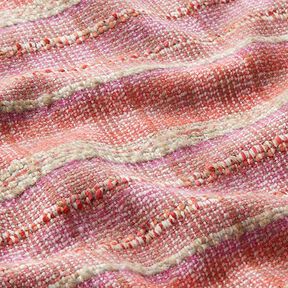 Mezcla de lana bouclé para abrigos – pink | Retazo 50cm, 