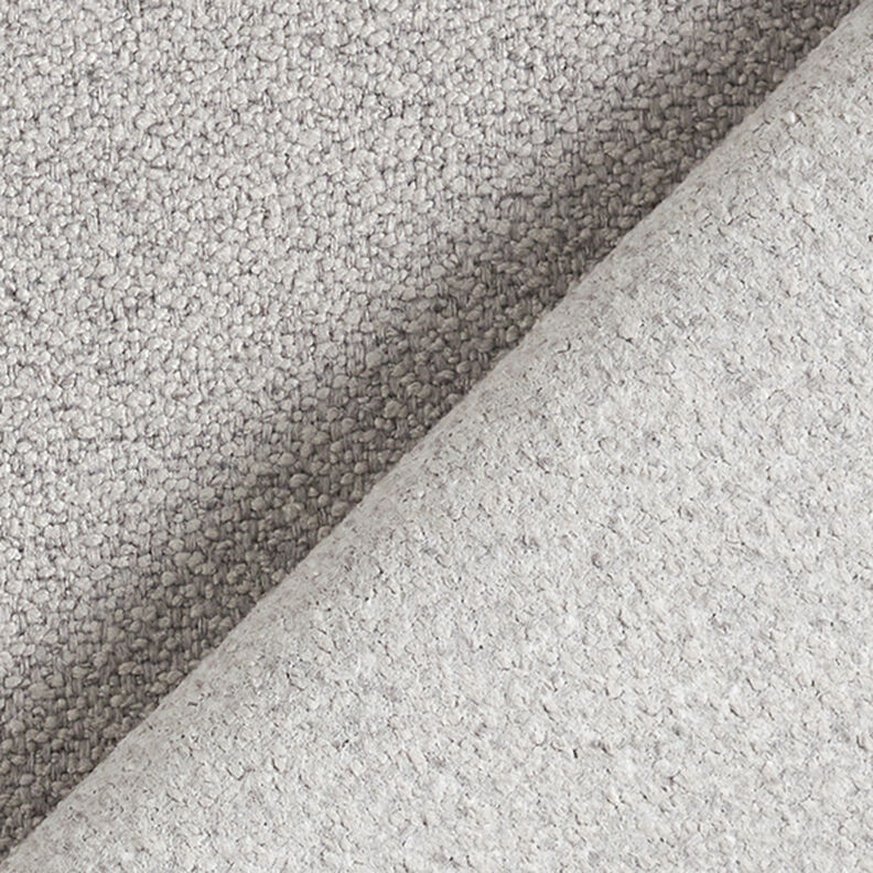 Tela de tapicería Bouclé fino – gris plateado,  image number 3