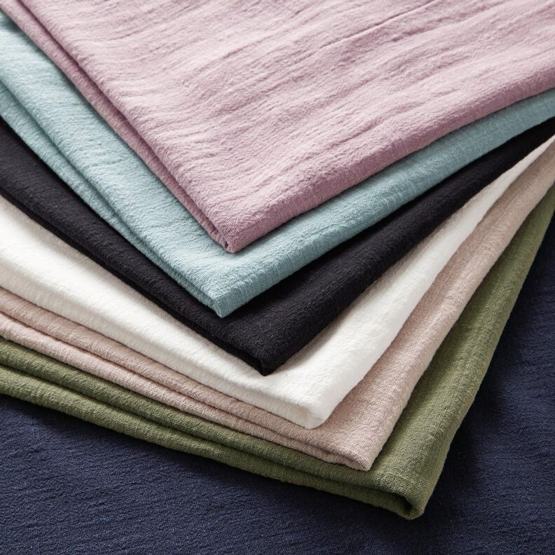 Tela de algod&oacute;n Apariencia de lino &ndash; azul noche,  image number 4