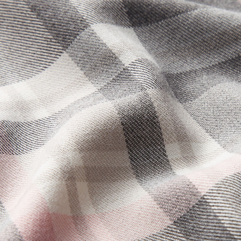 Stretch de pantalón cuadros escoceses – gris pizarra/rosado,  image number 2