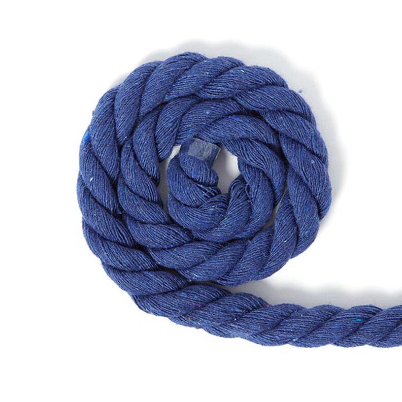 Cordón de algodón [Ø 14 mm] 19 - azul,  image number 1
