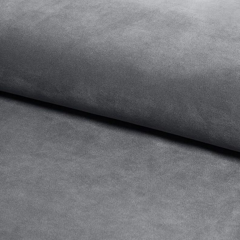 Tela de tapicería Terciopelo – gris pizarra,  image number 1