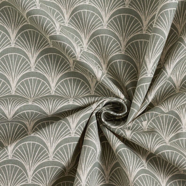 Tela decorativa Panama media Elegantes arcos en abanicos &ndash; naturaleza/ca&ntilde;a,  image number 3