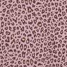 Mezcla de lino y viscosa Estampado de leopardo | Poppy Fabrics – rosa viejo claro/berenjena,  thumbnail number 1