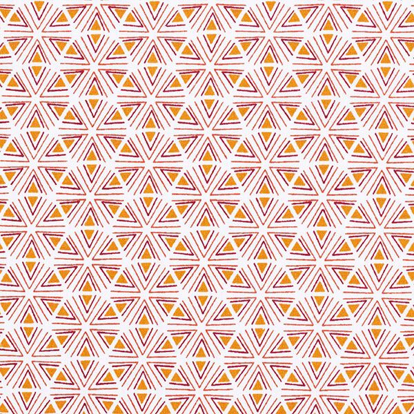Tela de algodón Cretona Formas geométricas – blanco/amarillo curry,  image number 1
