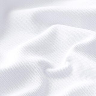 Tela de jersey de algodón Piqué fino – blanco, 