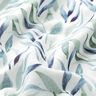 Muselina/doble arruga Hojas de acuarela Impresión digital – blanco lana,  thumbnail number 2