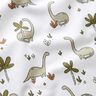 Franela de algodón Dinosaurios – blanco lana,  thumbnail number 2
