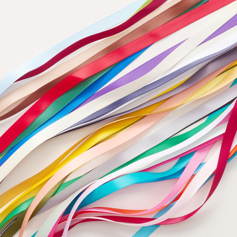 Cinta de satén [9 mm] – lila,  image number 4