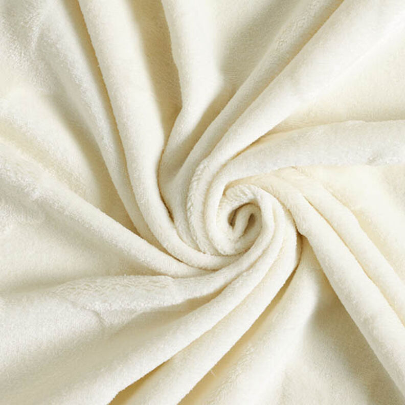 Polar suave Estrellas y flores – blanco lana,  image number 3