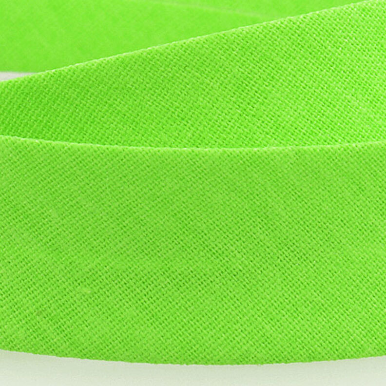 Cinta al biés Polycotton [20 mm] – verde neon,  image number 2