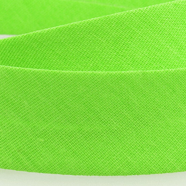 Cinta al biés Polycotton [20 mm] – verde neon,  image number 2